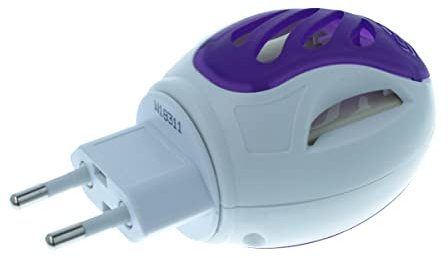 Elettroemanatore Vaporizzatore Elettrico Anti Zanzare, Solo Base 2 in 1, Doppio Utilizzo Con Liquido Oppure Piastrine