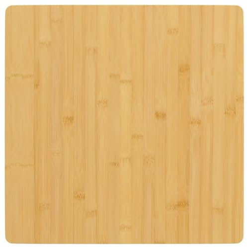 Homgoday Tischplatte aus Bambus, 50 x 50 x 4 cm, Tischplatte für Restaurant, Esszimmer, Wohnzimmer, Büro, Möbel, Arbeitsplatte, Tischplatte