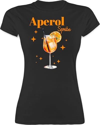 Shirtracer - Shirt Damen - Karneval & Fasching - Aperol Spritz Kostüm I Aperoli I Aperollin Freundin Spritztour