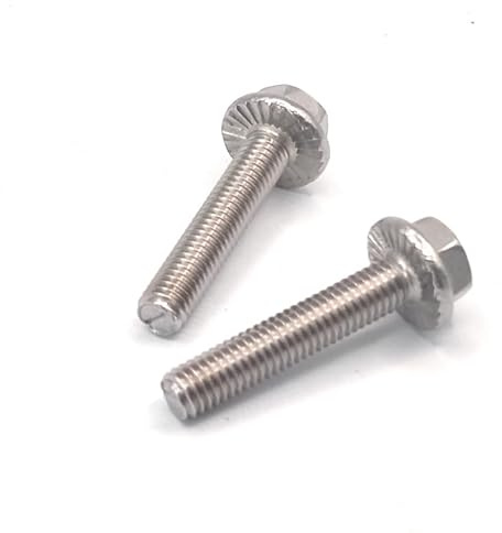 DIN 6921 Bundschraube mit Sperrzahn - Sechskantschraube mit Bund/Flansch - Edelstahl A2 (M10 x 30, 10 Stück)