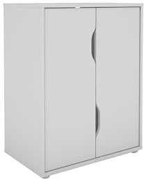 byLIVING Aktenschrank Belfast, 2 Türen, viel Stauraum, Melamin Weiß