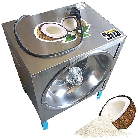Electric Coconut Grater - Commercial Coconut Grating Machine Stainless Steel Coconut Peeling Tool Meat Removal Electric Scraper