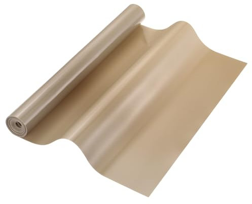 QUARKZMAN 11.8 x 5.9 pies Rollos de Tapete de Silicona para Hornear Resistentes al Calor Tapetes de Repostería Antiadherentes Antideslizantes para Encimeras Café