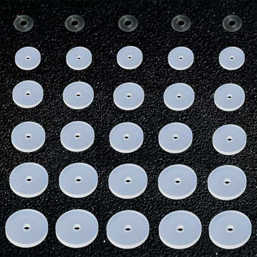 Gemischte Größe Anti Wildfleisch，30 Stück Disc Wildfleisch，Keloid Disc for Piercing Bump Clear Disc Pads，Stabilise Earrings Stopper Earlobe Support Patches