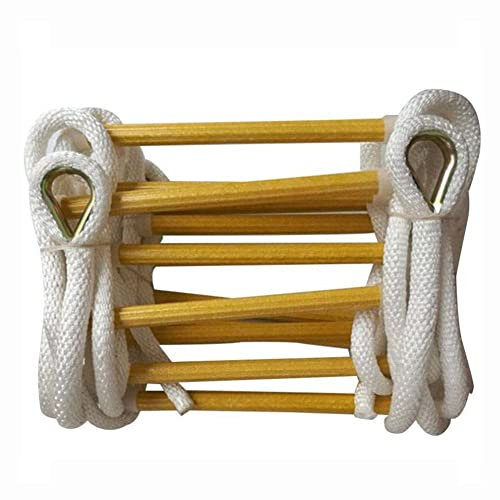 Échelle de sécurité, échelle souple, échelle de corde, échelle de secours en nylon pour lutte contre l'incendie, pour la maison, l'extérieur, les grands bâtiments, échelle de secours en cas d'incendi