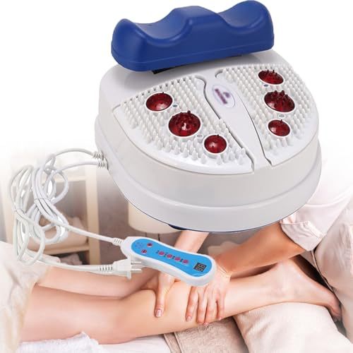 Masajeador de pies con calor,Smart Swing Ejercitador Chi Machine Masajeador De Pies Profesional Eléctrico Fitness Máquina De Circulación Sanguínea con temporizador y mando