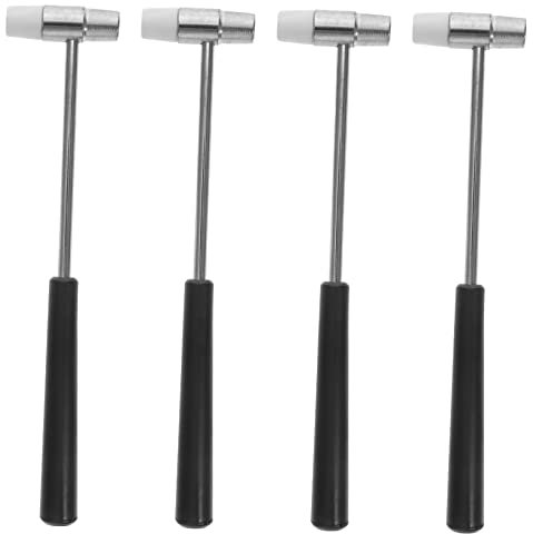 Yardenfun 4stücke Doppelseitiger Hammer Mit Weicher Und Harter Seite Minihammer Für Schmuckreparaturen Leicht Und Kompakt Für Und Bauarbeiter Hochwertige Verarbeitung Langlebig Und Robust