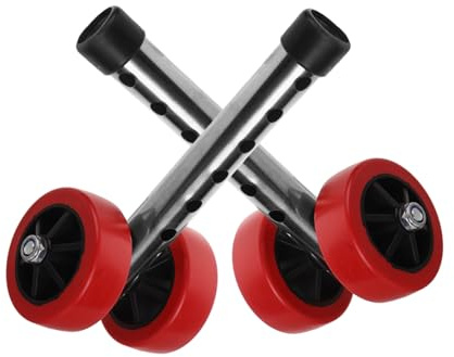 OATIPHO Ersatzräder mit Leichtem und Ruhigem Laufverhalten aus Edelstahl und Gummi für Gehhilfen Geräuschlose Vorderräder für Indoor Walker