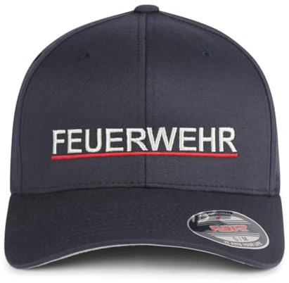 Retter.Shop Feuerwehr Cap Basecap Navyblau