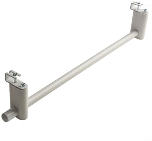 MeevrgR Toallero de 50 cm, soporte de almacenamiento de tela, para calefacción radiador, 0,3-2 m, construcción de acero al carbono, organizador de baño, fácil instalación