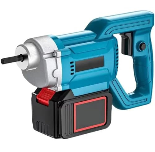 vibrateur concret, Vibrateur à béton électrique rechargeable 3880 W Petit vibrateur à béton portable Vibreur à ciment à batterie au lithium
