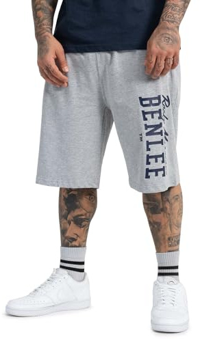 BENLEE Rocky Marciano Sweatshorts Spinks Sudadera, Gris, XXXL (UK XXL) para Hombre