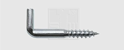 SWG Schraubhaken Gerade mit Schlitz 5,2x30/12mm VZ 4 Stück