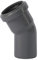 Ostendorf HTsafe Bogen HT-Rohr grau dn 50 30 grad