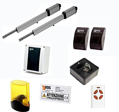 Kit 2 ante LINEAR11-400 230 v per cancelli a battente fino a 5 mt VDS