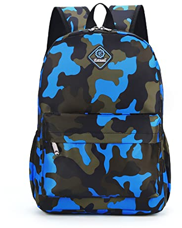 Estwell Kids Boys Girls Camouflage School Backpack Children Primary Schoolbag Book Bag Waterproof Nylon Rucksack Casual Daypack