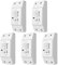 SONOFF BASICR2 5PCS 10A Interruptor Inalámbrico Wi-Fi Inteligente, Módulo Universal para Bricolaje para Solución de Automatización Domótica. 2.4Gwifi, App Control,
