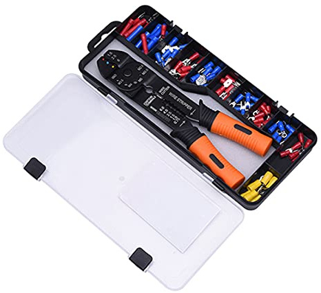 HARDEN 660666, 66Pcs Multi Functional Wire Stripper Set, Cutter, Crimper