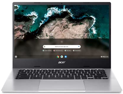 acer Chromebook 514 | 14 Full HD Display | MediaTek Kompanio 828 Octa-Core Processor | 4GB RAM | 64GB eMMC | Wi-Fi 6 | Backlit KB | Chrome OS | Up to 15 Hours of Battery Life | CB514-2H-K3E7