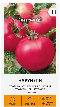 Zalia stotele | TOMATEN HAPYNET H samen | Gemüsesamen | Für den Anbau im Freiland | Pflanze samen | Tomatensamen | Gardensamen | 1 Pack