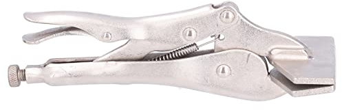 Greensen Flat Locking Pliers, 10inch, Steel Grip, Alloy Steel, Locking Jaw Pliers