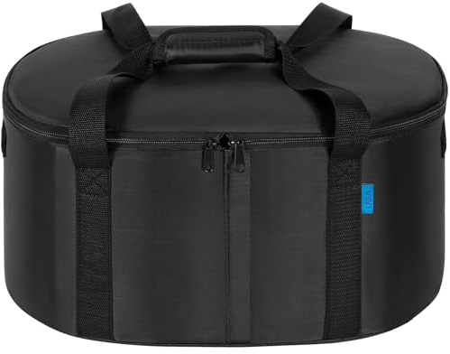 LASUK Tragbare Reisetasche für Slow Cooker, isolierte Tragetasche für 4–8 Quart Crock Carrier kompatibel mit anderen Marken, internes Netznetz hält den Topf an Ort und Stelle, für Reisen, Outdoor