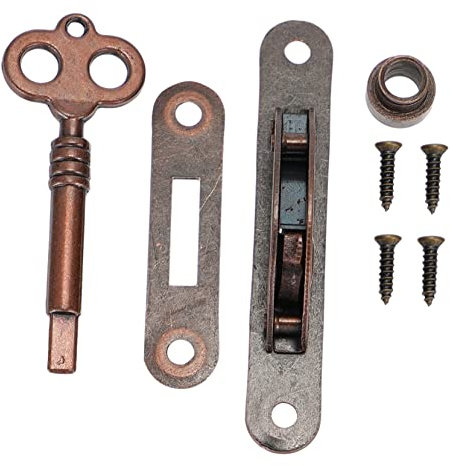 Yardenfun 2satz Schranktürschloss Aus Eisen Antik Mit Schlüssel Vintage Möbelschloss Für Schranktür Schmuckschatulle Aufbewahrungsbox Robust Und Rostfrei Einfach Zu Montieren