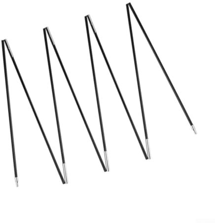 Yhenlovtt Ersatz-Fiberglas-Stangen-Set, hohe Härte, Fiberglas-Zeltstangen-Ersatz, einfache Installation, geeignet für 1 4 Personen-Zelte für Camping, Wandern (3,2 m)