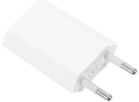 GALPADA Cargador De Pared USB Adaptador De Corriente Europeo Portátil para Viaje, Material Abs, Salida 1a/5v, Compatible Teléfonos Móviles, Diseño Compacto y Seguro, Color