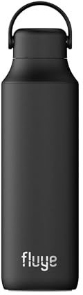 Botella Termica 600ml - Sin Sabor Metalico - Botella interior ceramica - Botella de agua acero Inoxidable 18/8 - Frio 24h Calor 12h - Cantimplora Acero Inoxidable - Botella Gym - Fluye Ceramic Pro
