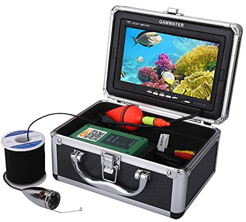 Underwater Fishing Camera, WiFi Underwater Fishing Camera Fish Finder For For 7 Color Monitor 15/30/50 M Cable 1000TVL Camear Fishfinder(IR LED 20M Cable)