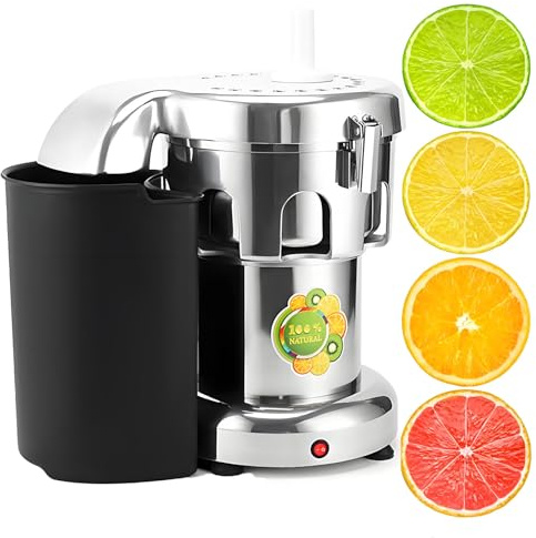 Extractor de jugo comercial, máquina centrífuga de prensa en frío resistente para exprimir eficientemente en cocinas