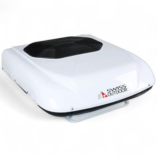 Swiss Outdoor® 12V Dachklimaanlage 9.600 BTU (2.200 W) – Ultra-Leise