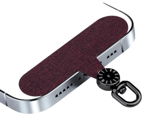 Oxxggkao Cavo telefonico intrecciato di alta qualità con sostanza universitaria rinforzata e contro il viso antiscivolo per la sicurezza dello smartphone, supporto modificabile per telefono per
