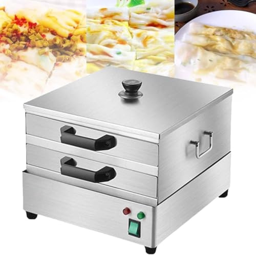 Máquina Eléctrica para Enrollar Fideos De Arroz, Vaporera para Desayuno, Mini Vaporera con Cajón, Olla Arrocera Eléctrica