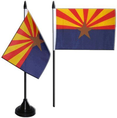 Digni® Drapeau de Table USA US Arizona, Mini Drapeau - 10 x 15 cm