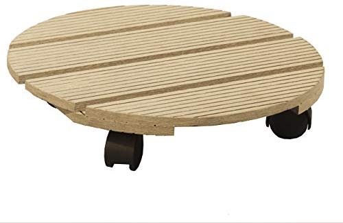 Videx-WPC-Pflanzenroller rund Ø 32cm, bis 30 kg
