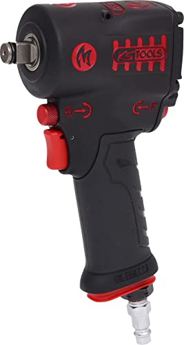 KS Tools Hochleistungs Schlagschrauber Druckluft miniMONSTER 1/2 515.1270 I 3-fache Drehmomentvorwahl 965, 640, 270 Nm mit max. Löse-Drehmoment 1390 Nm I Zum Anziehen & Lösen von Schrauben