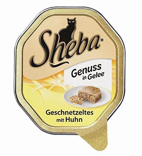 Sheba Gelee Geschnetzteltes mit Huhn 22x 85g Katzenfutter
