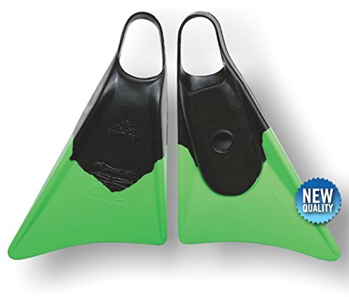 Churchill Bodyboard Flossen Makapuu L 44-45,5 Grün Schwimmflossen Fins