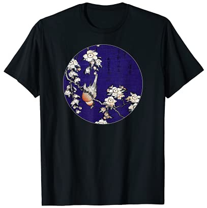 Célèbre art japonais vintage : hokusai cerisier pleureur élégant T-Shirt