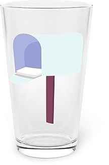 Novelty Letter Courier Mailman Postal Delivery Postbox Fun Humorous Mailer Deliverer Mails Postman Lover Pint Glass, 16oz 16oz