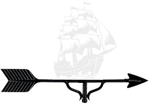 Veleta de Barco Pirata de 32 Pulgadas, Color Blanco