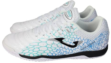 Joma Maxima 2502 IN MAXS2502IN, Men Indoor Football Trainers, White, 44 EU