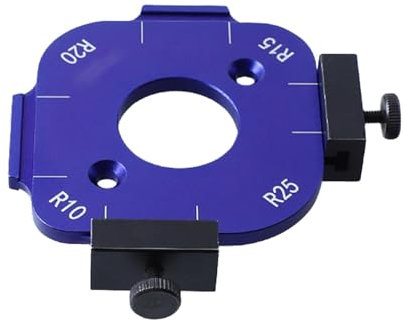 Vorlage aus Aluminiumlegierung, Eckradius, Positionierung Jig, Bogen Winkel, Positionierungsvorlage, Holzbogen, Cutting Tool, 4-in-1, Aluminiumlegierung, Ecken-Radius-Schablone für Woodworking