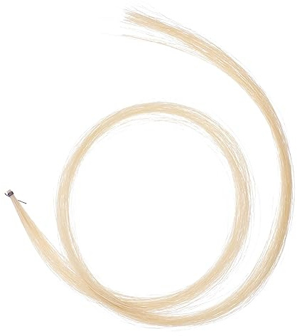 NOLITOY Mongolisches Pferdehaar Leicht und Robust für Violine und Cello mit Vorgebundenem und Versiegeltem Ende Ungebleichtes Bogenhaar für Erhu und Streichinstrumente