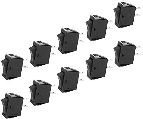 Garosa 2-polelschalter-Wechselschalter Toggle Switch 2-Position Ein/Aus KCD3 16A250VAC 20A125VAC mit Silberanschluss für Haushaltsgeräte