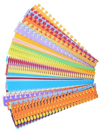 iplusmile Set 60 Pezzi Strisce di Quilling Fai da Te in Carta Colorata Decorazioni Floreali 3D per Creazioni Artigianali Adatto per Matrimoni Feste e Decorazioni Creative