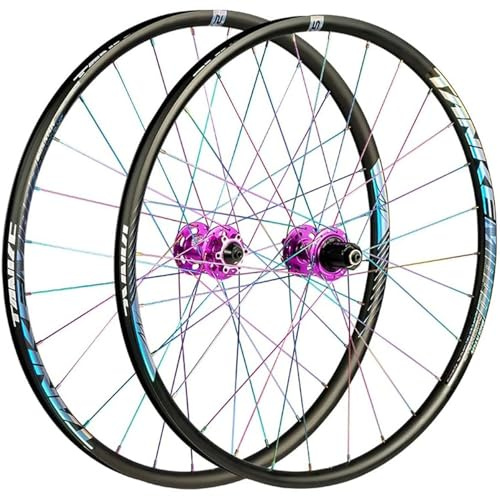 SXSHEYS Mountainbike-Laufradsatz 26, 27,5 und 29 Zoll mit Schnellspanner, MTB-Scheibenbremsen, Lagern und Naben für 7, 8, 9, 10, 11 und 12 Gänge.