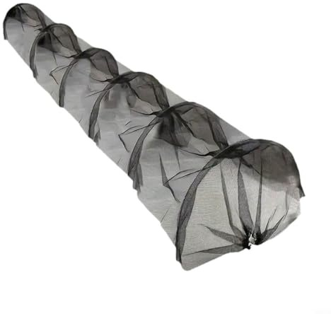 BEAZOOM Folientunnel-Abdeckung für Landwirtschaft, 300 x 45 x 45 cm, mit Metallstäben für Gemüse, Kräuter, Blumen, Frostschutz und Belüftung, Kontrolle